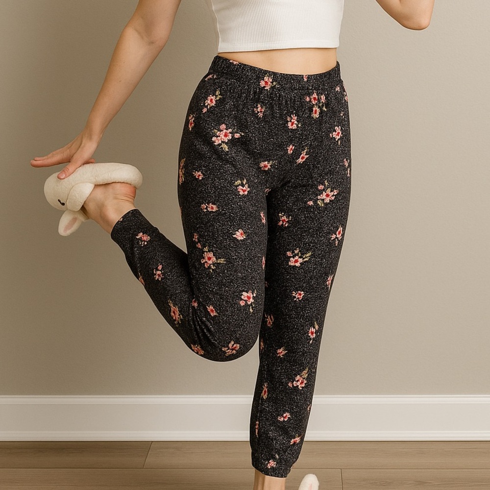 Eye Candy Floral Lounge Pants 3X